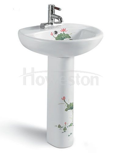 Vasque sur pied (lavabo) 604 C01 nénuphar