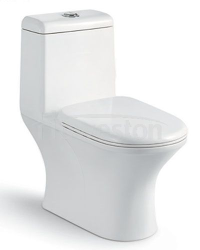 Siphonic one-piece toilet 9154