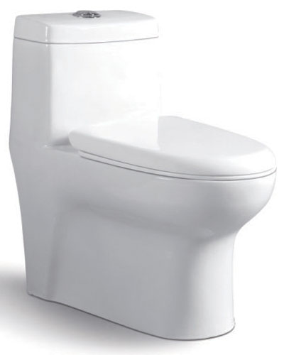 Siphonic one-piece toilet 9183